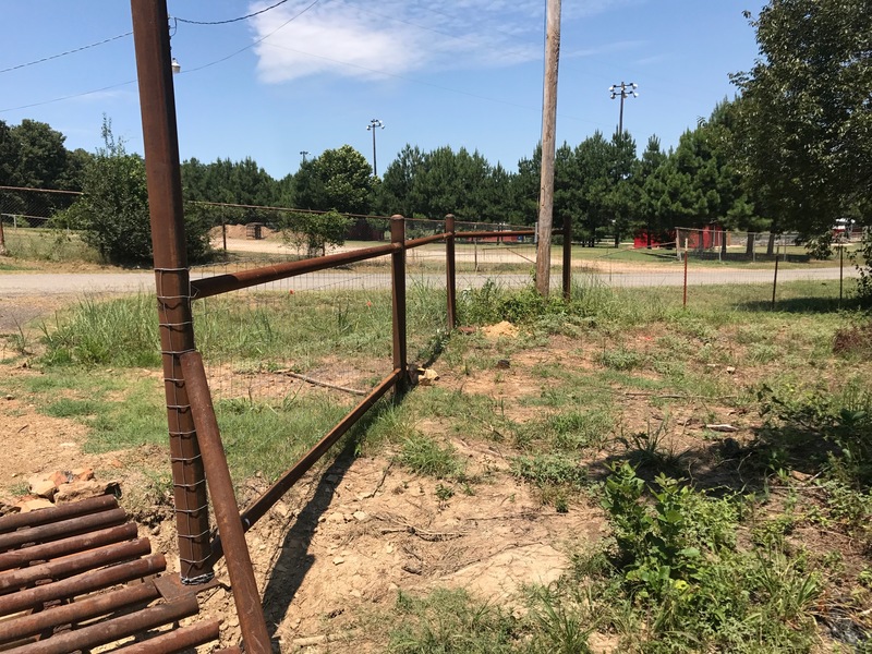 Fencing installed around Outdoor Learning Center